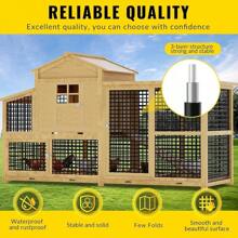 Black Hardware Cloth 48''x100' 1/2 Inch 16 Gauge Vinyl Coated Welded Wire Mesh Roll PVC Hardware Cloth Chicken Wire Fencing For Garden Fence And Home Improvement Project - màu đen - Xem 2