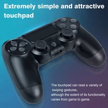 PS-4 Controller, PS4 Controller Wireless, With USB C Cable/1000mAh Battery/Dual Motors/6-Axis Gyro/3.5mm Audio Jack/Multi Touch Pad/Share Button, PS4 Controller Compatible With PS4/Slim/Pro/PC - Controller For PS4 Remote For Playstation 4/Pro/Slim With Double Shock/Stereo Headset Jack/Touch Pad/Six-Axis Motion Control - màu xanh nửa đêm - Xem 6