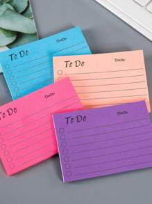 Colourful Sticky Notes Stickers,Creative Sticky Note Book For Students,Pasteable Plan List Book,Horizontal Line Notebook,Can Be Pasted Multiple Times,Colourful Macaroon Collection Note Pads,Inspirational Memos,Cute Motivational Note Pads,Thank You Note Pads,Multi-Purpose Sticky Notes Gifts Birthday Graduation Room Decor Home Decor Wall Decor Bathroom Decor Bedroom Decor Room Decoration Stuff Living Room Decor House Decor Home Decor Living Room Wall Paper Personalised Stickers - Різнокольоровий - Переглянути 1
