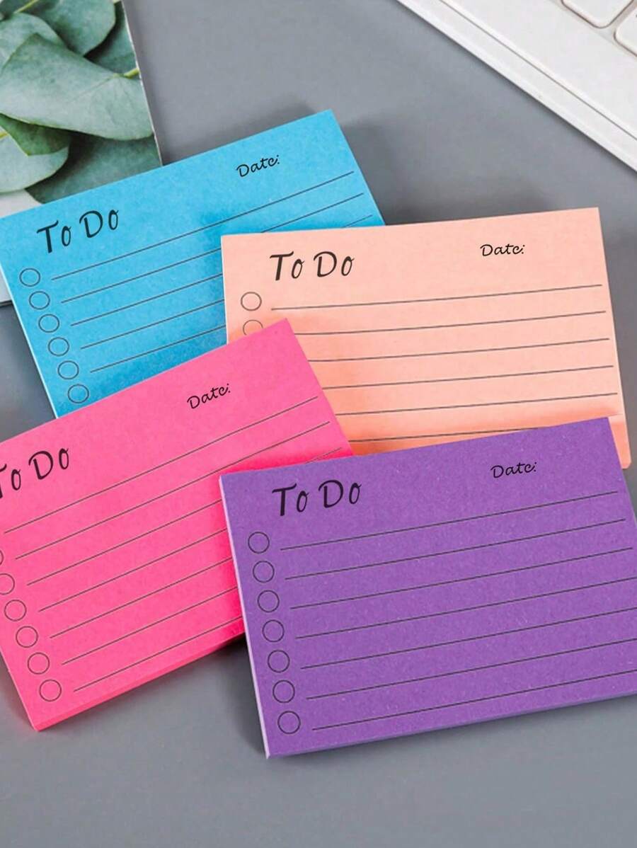 Colourful Sticky Notes Stickers,Creative Sticky Note Book For Students,Pasteable Plan List Book,Horizontal Line Notebook,Can Be Pasted Multiple Times,Colourful Macaroon Collection Note Pads,Inspirational Memos,Cute Motivational Note Pads,Thank You Note Pads,Multi-Purpose Sticky Notes Gifts Birthday Graduation Room Decor Home Decor Wall Decor Bathroom Decor Bedroom Decor Room Decoration Stuff Living Room Decor House Decor Home Decor Living Room Wall Paper Personalised Stickers - Різнокольоровий - Переглянути 1