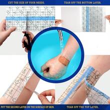 Cinta adhesiva transparente y elástica a prueba de agua, sin necesidad de cortar (5cm*2m) - Blanco - Ver 8