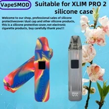 VapeSMOD Silicone Protective Case For XLIM Pro/XLIM Pro 2, Full Screen Coverage Rubber Soft Shell Protection Case