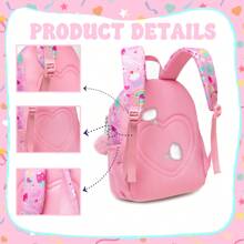 1pc Cute 13 Inch Animal Backpack Kindergarten Outdoor Sports Little Girl With Small Pendant - 13inch Animal Backpack - View 10