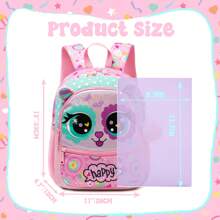 1pc Cute 13 Inch Animal Backpack Kindergarten Outdoor Sports Little Girl With Small Pendant - 13inch Animal Backpack - View 7