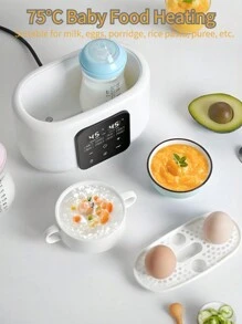 1件婴儿奶瓶加热器多功能暖奶器辅食制作高温清洗快速热奶解冻食物保鲜美规欧规英规可选 - 英規插(220-240V) - 查看 4