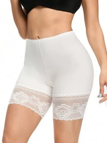 Anti-Emptied Women Shapewear Shorts Pants Ladies Slimming Tummy Control Underwear Boyshorts Body Shaper Thigh Slimmer Underpants Knickers Panties Under Dress Briefs Panty - White - View 1