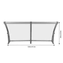 YUNRUX 120*60 Cm Sun Protection Arched Roofing Arched Canopy With Drainage Channel