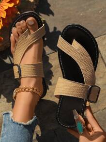 Sandalias planas mujer con suela de corcho suave, nuevos diseños de verano, zapatos de mamá, zuecos, cómodos, negros, para playa, estilo urbano, regalo para el Día de la Madre