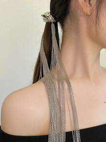 女士优雅金属新月形发夹，适合日常和派对佩戴，四季皆宜，可作发髻、发髻器、发饰、发型发夹，也是学校、大学、发饰、头部饰品和女士发饰的理想之选。