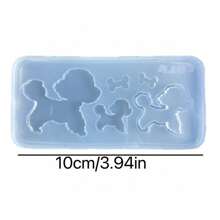 Puppy Mold Resin Casting Mold Silicone Mold Accessories Resin Liquid Mold Resin Keychain Silicone Mold Resin Mold