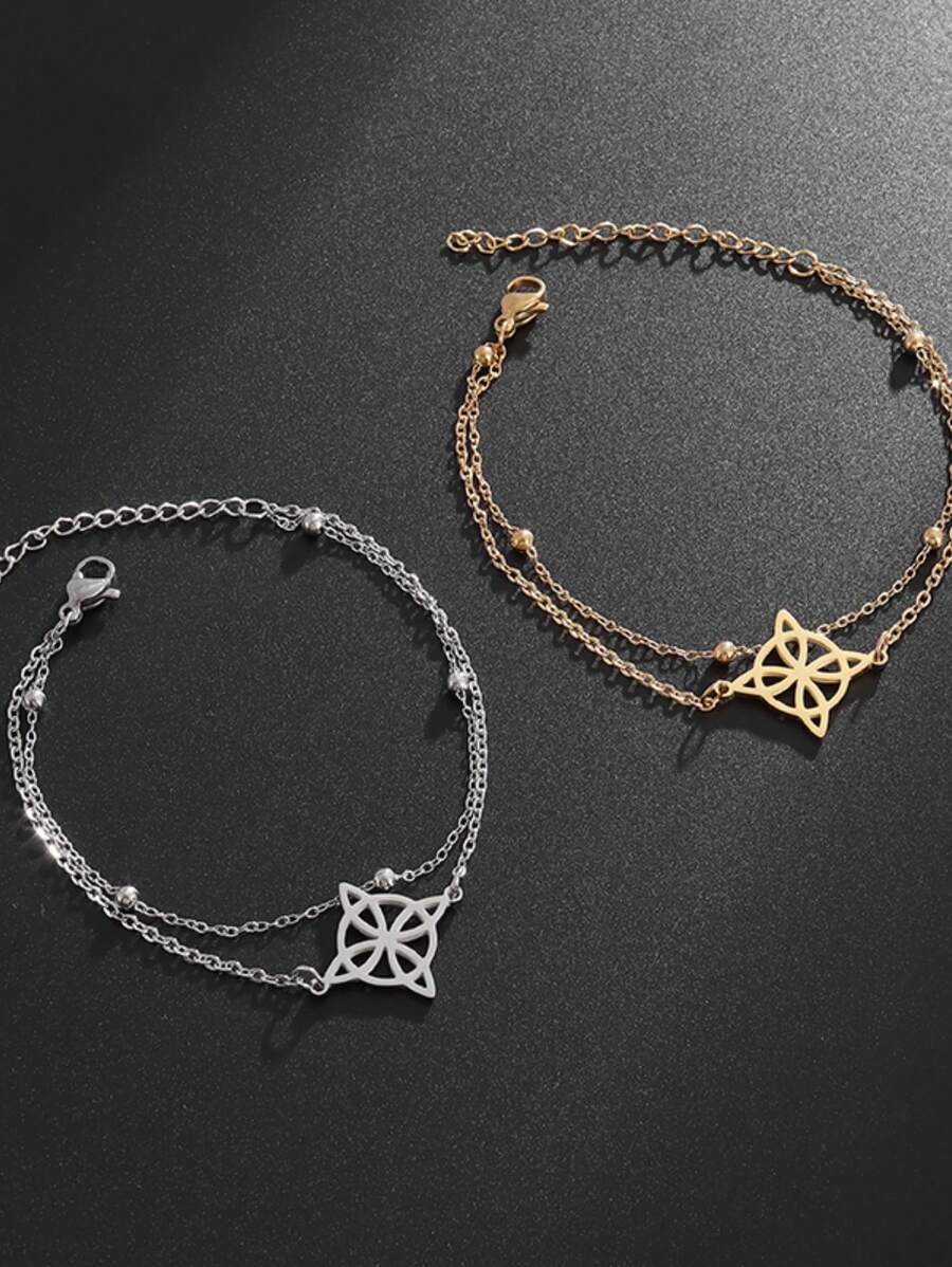 1条时尚女巫结手链，适合日常佩戴