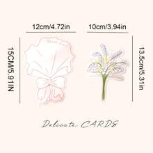 5 sztuk ręcznie pisanych kart podarunkowych, odpowiednich na przyjęcia urodzinowe, zaproszenia ślubne, walentynki, dzień nauczyciela, karty podarunkowe DIY