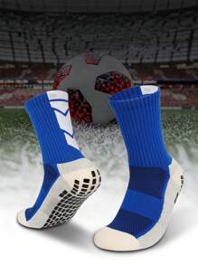 Mine Craft 1 Pair Of Youth Team Sports Socks, Children's Football Socks, Anti Slip Sports Socks, Suitable For Teenagers For Training And Outdoor Activities, Wear-Resistant, Suitable For Boys And Girls Aged 8-14 Nick 90s