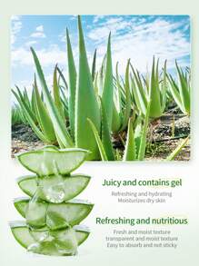 500克芦荟凝胶，晒后修复霜，深层保湿舒缓，提亮肤色，轻盈不油腻，快速吸收，强效保湿霜，适用于面部和身体。 - 綠色 - 查看 3