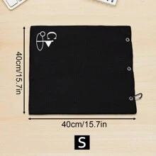 LICVIC Custom Golf Towel With Embroidery Name,Personalized Golf Towels For Golf Bags For Men,Customized Funny Golf Towel,Customizable Workout Towels,Ghost Golf Towel,Retirement Golf Gifts For Men,Birthday Gifts,Wedding Gifts,Valentine's Day,Soft Absorbent Towels,Father,Men,Women,Boyfriend,Grandparents - S - View 10