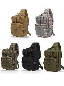 13inch 15L Outdoor Bag Backpack Sport Bag Pack Sling Shoulder Backpack Bag For Every Day Carry Crossbody Vacation School Summer Carry On Men Crossbody Bags) Halloween Christmas Teacher Gift College University Bag Bag For School Man Bag Fanny Pack Bum Bag Waist Bag Fall Travel Essentials Chest Bag Gifts For Men Scream Men Bag Belt Bag Travel Bag Sling Bag For Men Winter Christmas Gifts Holiday Essentials Fanny Pack Back To School The Sporty Life Spring School Supplies - Multicolor - View 4