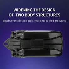 MINSHUXI 1.5kg Load Fishing Bait Boat 300m Remote Control Fishing Lure Boat With Dual Motor Key Words - Orange - View 6