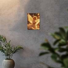 1 Pc Angel Of Love Canvas Art Poster Wooden Framed Canvas Painting -  Thickness 2.25cm/0.9inch,Home Gift Decoration, Room Decoration Aesthetic, Wall Decoration Art, Perfect Gift, Autumn And Winter Wall Decoration, Living Room Decoration, Bedroom Decoration, Kitchen Decoration, Entry Decoration, Bathroom Decoration, Direct Wall Painting, High Quality Wall Painting Poster - Multicolor - View 6
