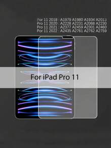 1pc High Definition, High Transparency, Scratch-Resistant, Full-Screen Coverage, Strong Anti-Fingerprint, Sensitive To Touch, Tempered Glass Screen Protector Compatible With IPad