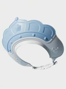 1 st kronformad justerbar elastisk babyduschmössa, vattentätt schampobadskydd, öron-/ögonskyddsdesign, schampomössa för barn, badkar - Flerfärgad - Visa 16