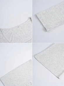 GAOVOT 女士两件套春夏 Y2K 修身性感纯色方领长袖上衣和微喇叭裤套装