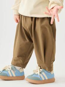 mini bala Kids' Outdoor Waterproof Pants, Anti Stain And Easy Care, Loose Fit Spring Trousers