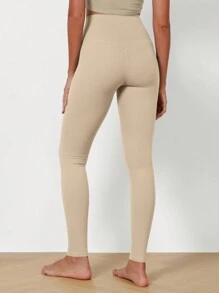 ODODOS ODCLOUD Buttery Soft Lounge Yoga Leggings For Women Full Length 28" High Waist Yoga Pants - 米色 - 查看 2