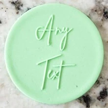 用 2 块饼干定制文字蛋糕装饰万圣节和圣诞节 DIY 切刀糖蛋糕模板婚礼粘土翻糖压花器名字蛋糕模具手工饼干/饼干压花器印章