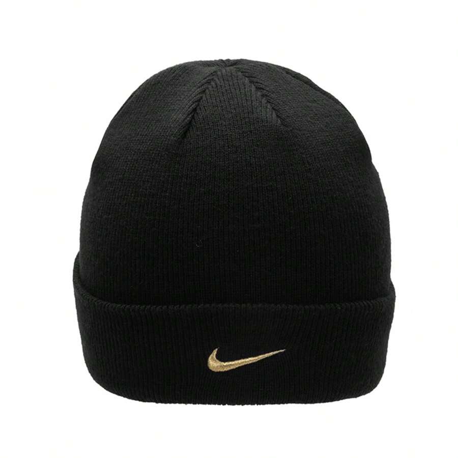 Nike 1 件 TERRA BEANIE SC CNY L 男女通用针织帽，运动帽，户外休闲帽，情侣保暖帽，HJ7024-010 - 黑色 - 查看 1
