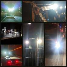 2 件装汽车 LED 工作灯条 60W 聚光灯雾灯通用驾驶灯 6000K 白色塑料外壳适用于皮卡摩托车越野 SUV ATV UTV 卡车 - 黑色 - 查看 9