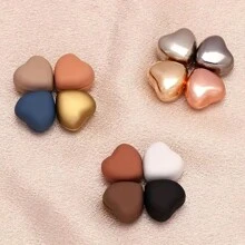 1 Pair/4 Pairs/8 Pairs Magnetic Heart-Shaped Scarf Clips, Versatile Magnetic Scarf Pins For Women, Colorful Heart-Shaped Magnets, Scarf Accessories, Suitable For Daily Wear Magnetic Scarf Pins - Multicolor - View 10