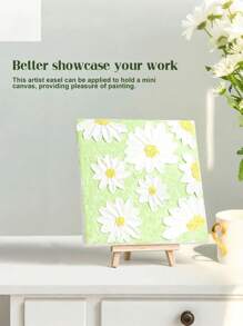 6pcs/Set-Wood Display Easels, Wedding Table Decor Diy Tripod, Mini Wooden Tripod Display Easel Stand,Mr Mrs Wedding Love Rustic Wedding Engagement Decor Frame Painting Poster,Wedding Table Number Displaying Cards, Small Canvases,Photos,Painting Craft Artist Tripod