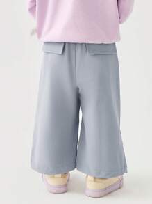 mini bala Baby Girl' Outdoor Pants, Waterproof And Stain-Resistant Loose Bottoms