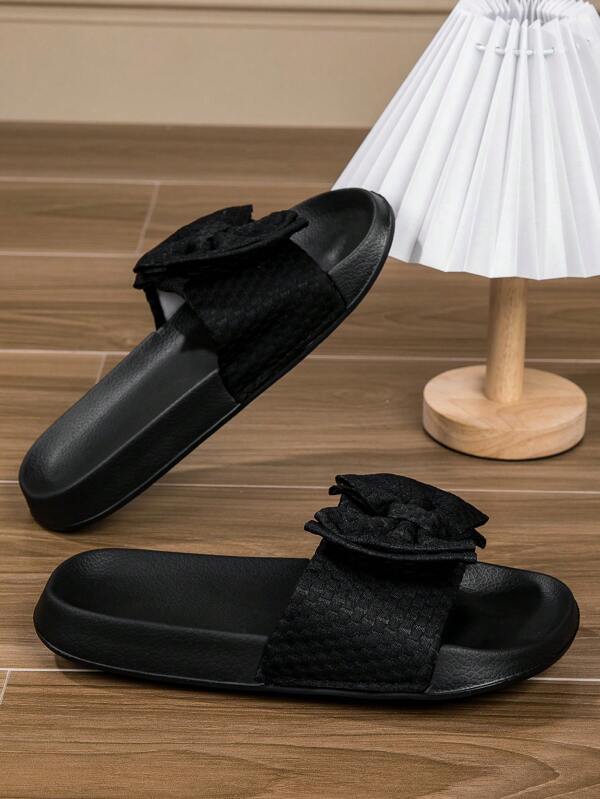 Pantufas de pelúcia leves e confortáveis para meninas, casuais, verão