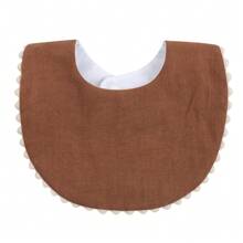 1pc Baby Girl's Bib, Cute Decorated Bib, Suitable For Newborn, Baby Gift