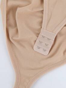 Bodysuits For Women Tummy Control Shapewear Racer Back Seamless Shaper Sculpting Body Suit Tank Top - Beige - View 5