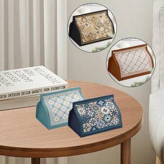 Creative Tissue Box Paper Holder For Car, Living Room, Bathroom, Kitchen, Facial Tissue Paper Dispenser, Bathroom Decor, Toilet Paper Basket, Storage, Paper Stand, Gold Tissue Box, Vanity Organizer, Kitchen Towels, Paper Towel Storage For Home Kitchen Bedroom Living Room Dining Room, Home Decoration Accessories, Decorative Box, Women Wedding Gift, Summer Travel Holiday Festival Must-Have