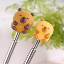 1pc New Capybara Shape Telescopic Finger Reading Stick Cute Cartoon Reading Finger Telescopic Point Reading Stick Teaching Whip Teaching Stick (Style Color Random) - Multicolor - View 8