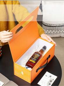 2025 Container Gift Box, Empty Box, Baking Suitcase, Handheld Gift, Red Shipping Container Gift Packaging Box - Multicolor - View 8