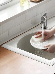 1 Roll Of Waterproof White PVC Self-Adhesive Tape -Perfect For Bathroom, Sink & Kitchen -Super Strong Stickiness! Home Bathroom Decor Summer Back To School
