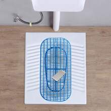 1 pieza Tapa de inodoro de pie gruesa, anti-olor y antideslizante, taburete de baño - muchos - Ver 1