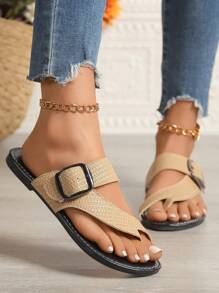 Sandalias planas mujer con suela de corcho suave, nuevos diseños de verano, zapatos de mamá, zuecos, cómodos, negros, para playa, estilo urbano, regalo para el Día de la Madre
