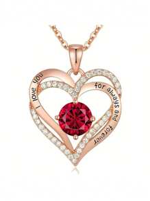 1 set Collar - Caja de regalo de rosa lujosa, perfecta para el Día de San Valentín, Día de la Madre, aniversario, cumpleaños y cualquier ocasión especial - Multicolor - Ver 6