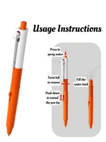 1 stuk waterspraypennen - leuke grap en ontspanning voor studenten, perfect cadeau-idee, multifunctionele gelspraypen, kan worden toegevoegd, desinfecterende pen, spuitfles, alcoholpen terug naar school