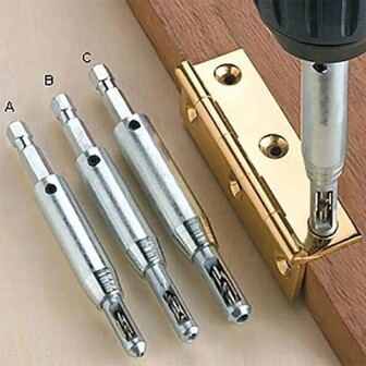 3 Pcs Self-Centering Auger Drill Bit Set: High-Speed Steel For Quick And Precise Woodworking