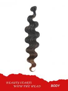 1 pieza/Lote Extensiones de cabello sintético ondulado de 22 pulgadas en colores negro, marrón, rosa y gris multicolor, resistente al calor, para uso diario, fiestas, carnavales y regalos de Año Nuevo para mujeres