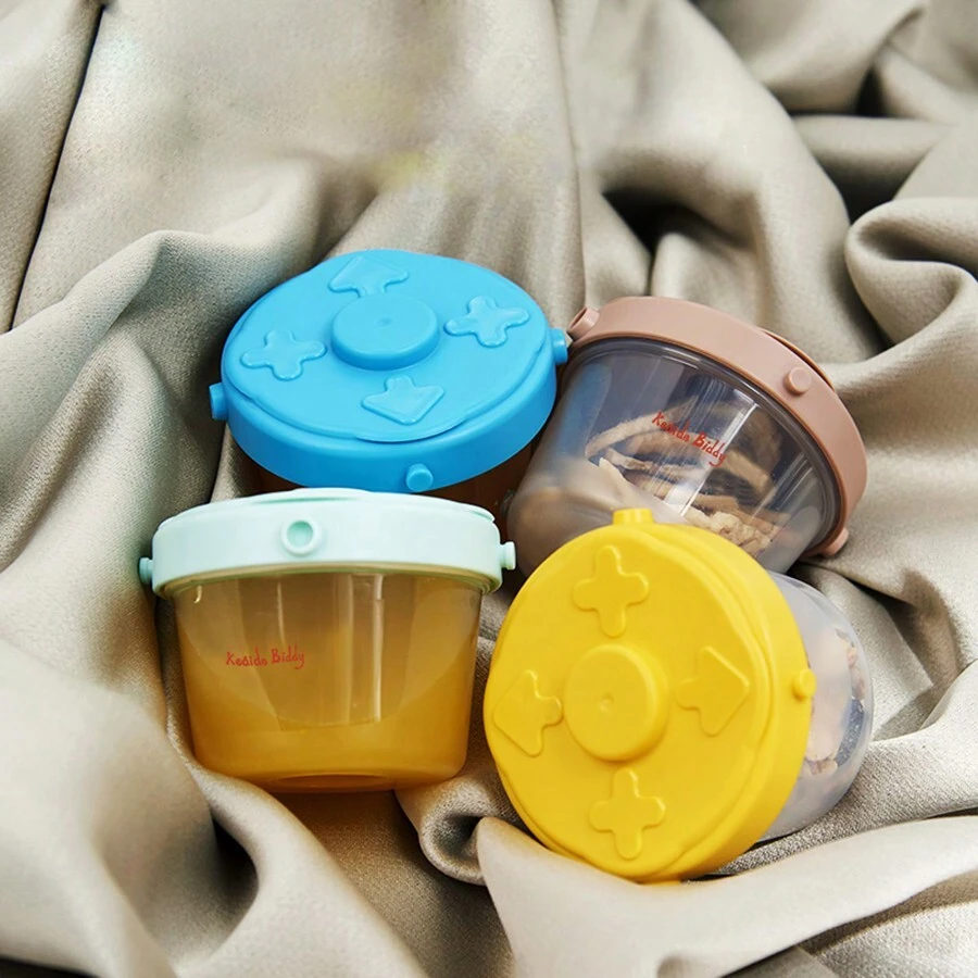 4pcs PP Baby Supplementary Food Storage Box, Milk Powder Box, Sealed Supplementary Food Box,Support Dishwasher,Microwave