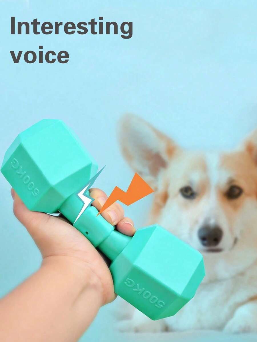 1 pieza Juguete de sonido TPR para mascotas, juguete para perros, juguete interactivo para perros con efecto de sonido. Es elástico pero hueco, por lo que no es adecuado para que los perros lo mastiquen.