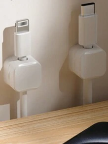 24pcs Magnetic Cable Clips, Casual Home Accessory - White - View 4