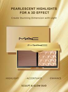MAC M.A.C Highlighting Powder, 0.12 Oz/3.5g (Per Compact) - [Double-piece Small Gold Box] - View 6